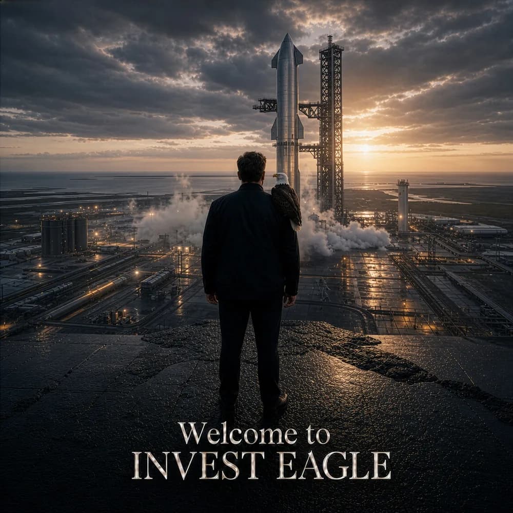 AI-generated “Welcome to Invest Eagle” meme